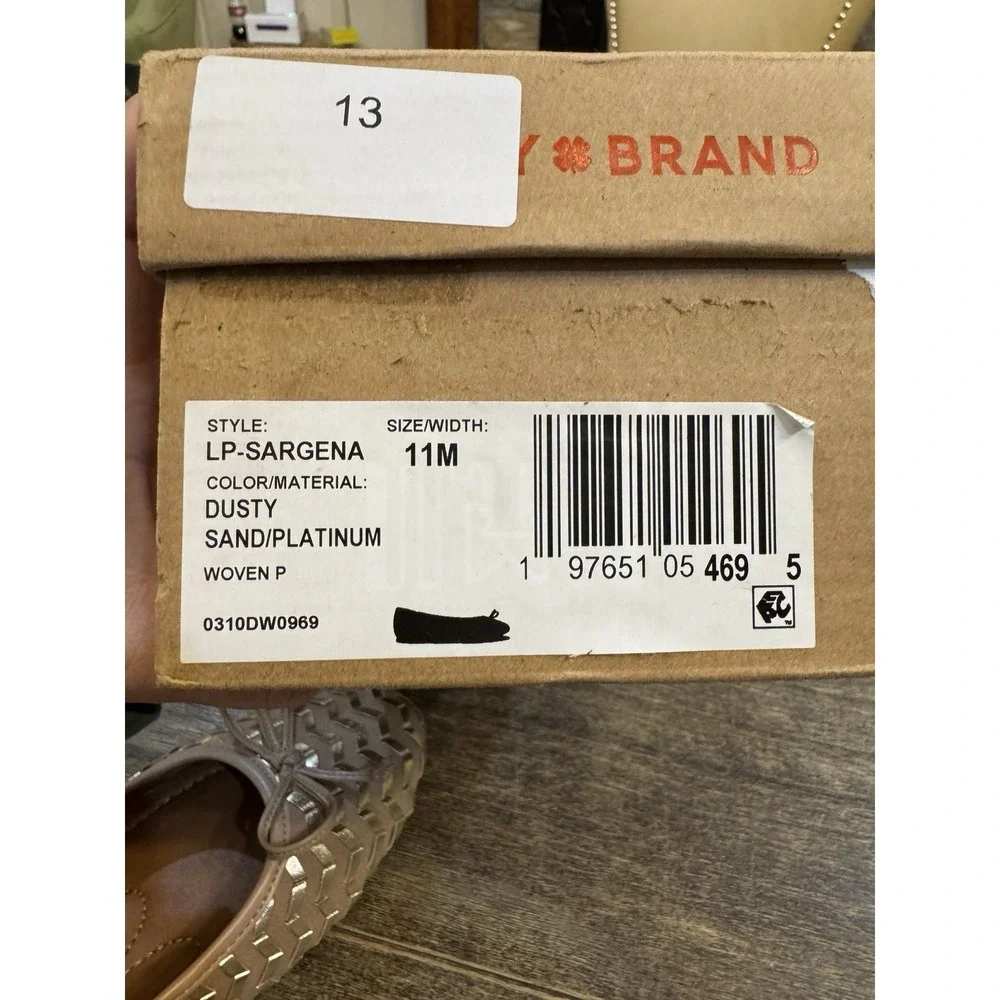 Lucky Brand Sargena ballet flats in a gold/beige color Size 11 Ballet Flats - Picture 9 of 10